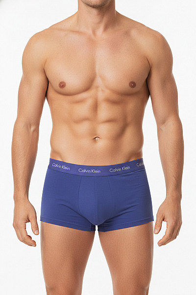 Calvin Klein Pánské Boxerky Modré Bavlněné Velikost L