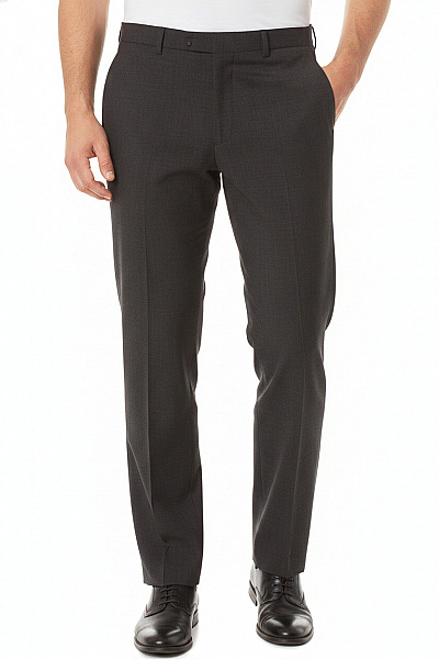 Hugo Boss Pánské Elegantní Oblekové Kalhoty Rovné Business šedé Vel. 48