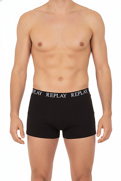 REPLAY Pánské Boxerky černé Vel. XS