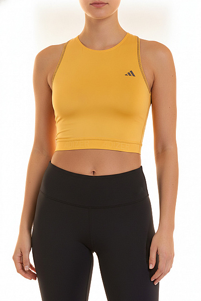 ADIDAS Dámské Funkční Tričko Bez Rukávů Na Cvičení žluté Velikost EU L