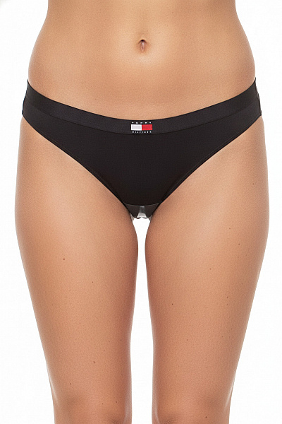 TOMMY HILFIGER černé Bavlněné Kalhotky Vel. EU S