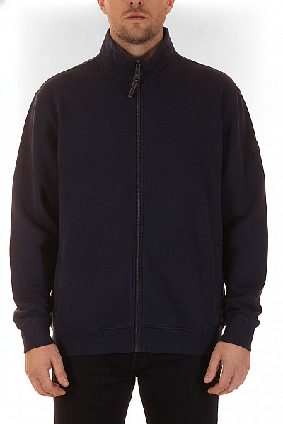Camel Active Pánská Mikina Na Zip S Dlouhým Rukávem Jednobarevná Sportovní Vel. 6XL