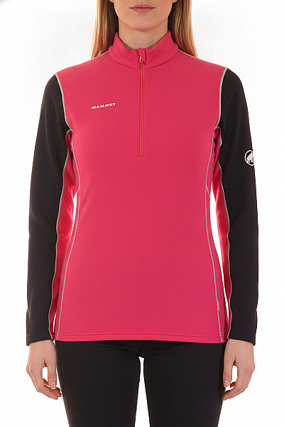 MAMMUT Dámská Mikina Na Zip S Dlouhým Rukávem Růžová Outdoor Vel. L