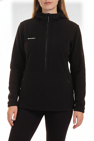 MAMMUT Dámská černá Mikina S Kapucí A Dlouhým Rukávem Outdoor Velikost XXL