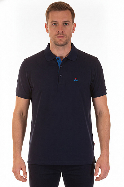 MAUL SPORTS Pánské Tričko Polo S Krátkým Rukávem černé S Výšivkou Velikost 52