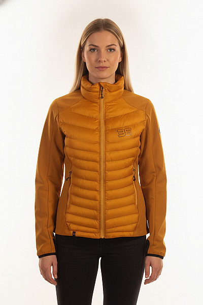 MAUL SPORTS Dámská Prošívaná Bunda žlutá Outdoorová Funkční Vel. 40