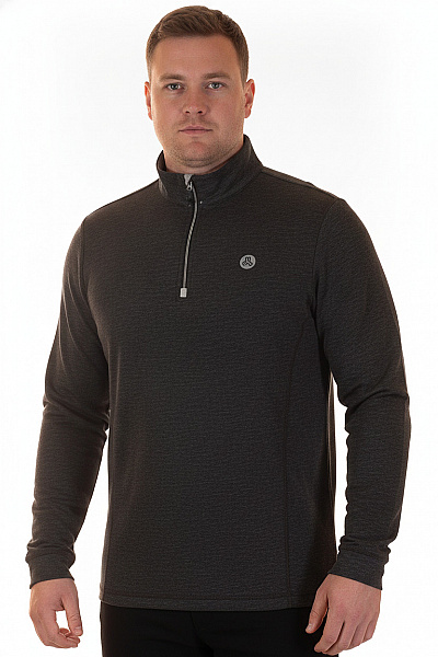 MAUL SPORTS Pánská Mikina Se Stojáčkem A Zipem U Krku Funkční Outdoor Velikost 52