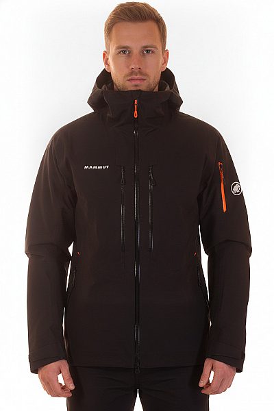 MAMMUT Pánská Bunda S Kapucí Outdoorová Nepromokavá Na Hory Vel. EU M