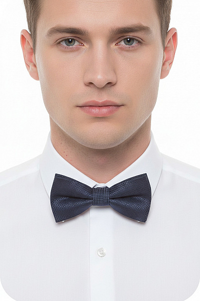 JACK & JONES Tmavě Modrý Vzorovaný Motýlek