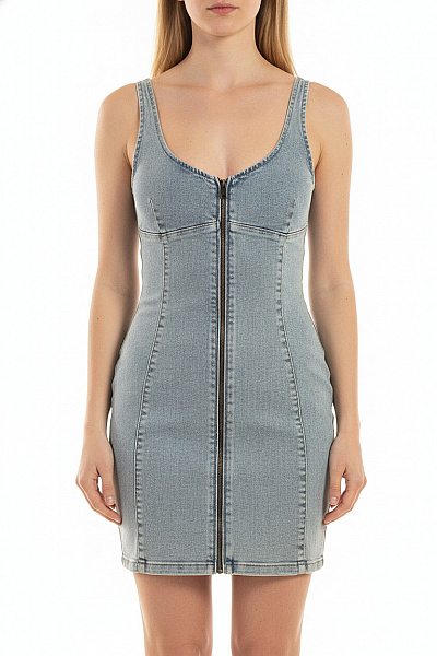 Guess Dámské Džínové šaty Na Ramínka Mini Sexy Velikost XS