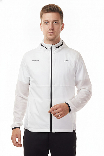 Reebok Pánská Lehká Běžecká Bunda S Kapucí A Zipem Vel. XXL