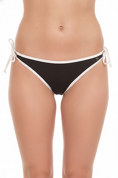 Fire And Ice Bikiny Spodní Díl Na Zavazování Dvoubarevné černé Bílé