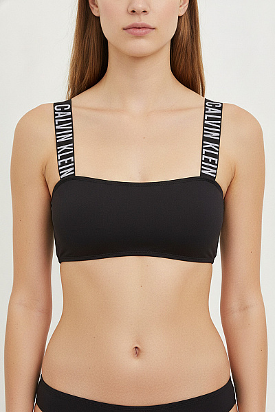 Calvin Klein Dámské Plavky Crop Top černé Vel. XS