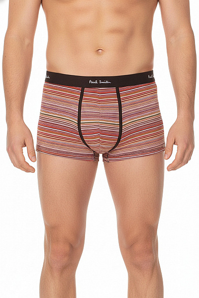 Paul Smith Pánské Bavlněné Boxerky Pruhované červené Velikost EU M