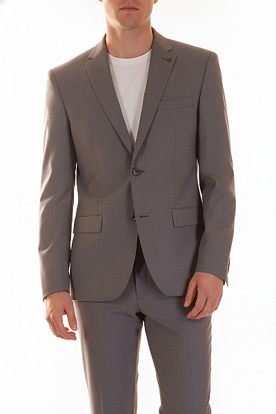 ROY ROBSON Pánské Sako Elegantní Business šedé Vel. 48