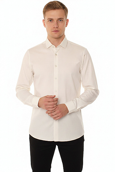 OLYMP Pánská Elegantní Košile S Dlouhým Rukávem Slim Fit Bavlněná Vel. 40