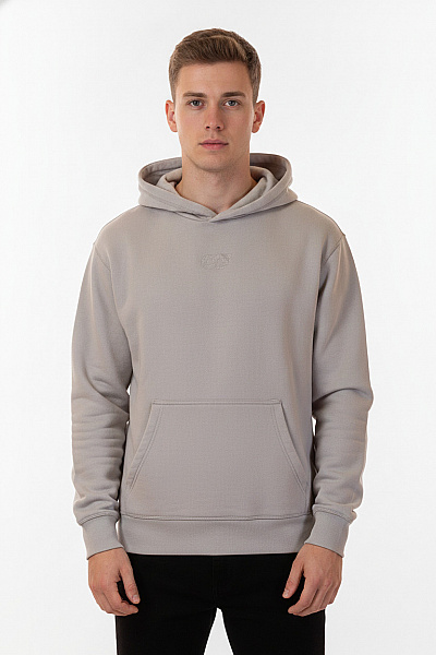 Alpha Industries Pánská Mikina S Kapucí A Výšivkou Přes Hlavu Bavlněná šedá Vel. S