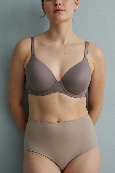 TRIUMPH Hnědá Krajková Push Up Podprsenka Se Zapínáním Vpředu Velikost EU 80B