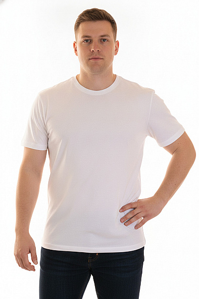 Paul&shark Pánské Bavlněné Tričko S Krátkým Rukávem Bílé Basic Vel. XXL
