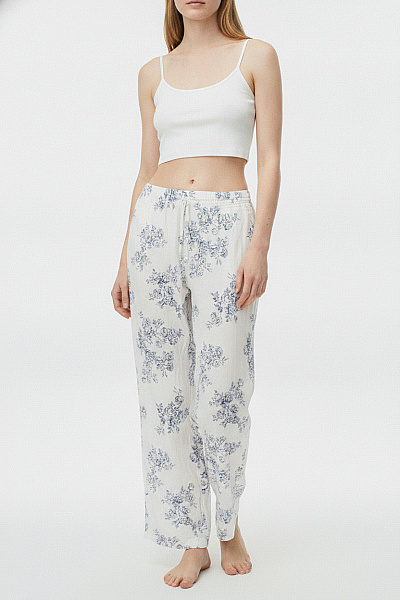 Ralph Lauren Dámské Pyžamové Kalhoty Květinové Volné Vel. XS