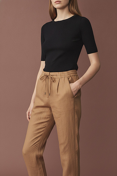 Massimo Dutti Bavlněné Volnočasové Kalhoty S Kapsami Vel. EU 34