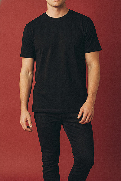 LEVIS Pánské Tričko S Krátkým Rukávem Basic černé