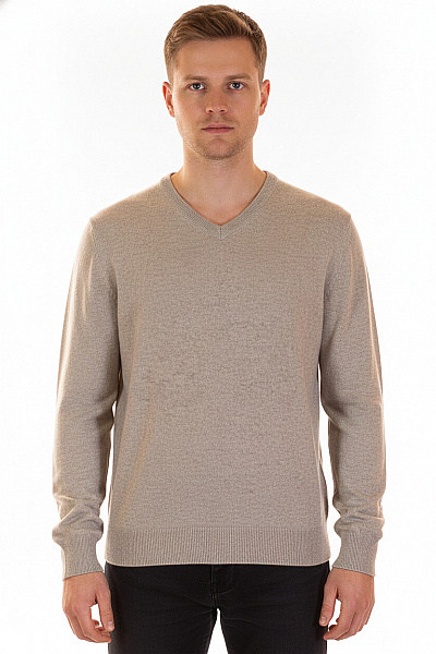 MAX TONSO CASHMERE Pánský Kašmírový Svetr Do V Vel. L