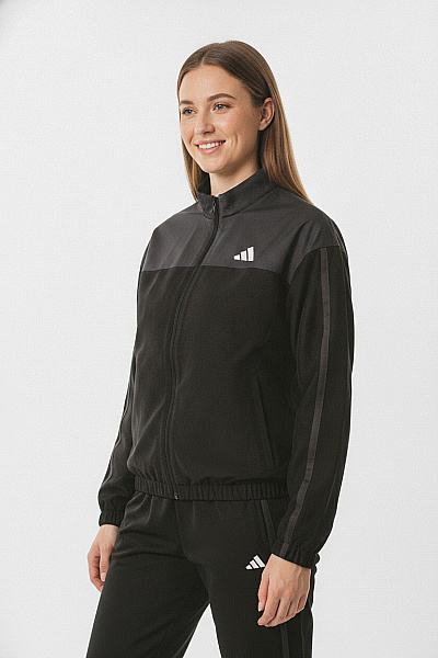 ADIDAS Dámská Bunda šedá Sportovní S Páskem Velikost L