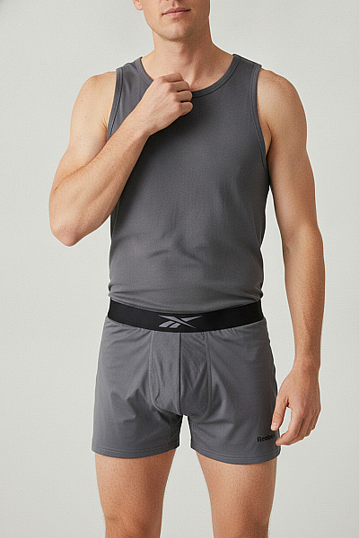 Reebok Pánské šedé Sportovní Boxerky Vel. M