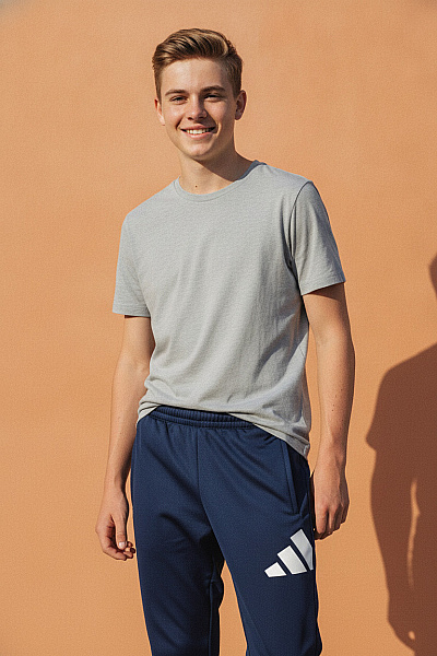 ADIDAS Dětské Chlapecké Modré Kalhoty Vel. 128