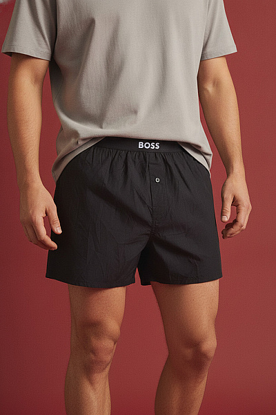 Hugo Boss Pánské Boxerky Volné černé Velikost Xl