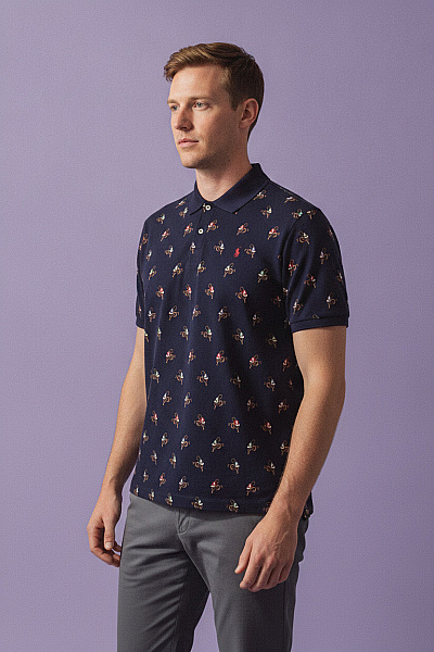 Ralph Lauren Polo Tričko S Potiskem Vel. EU XXL