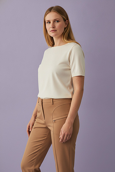 COUTURE LINE Dámské Elegantní Kalhoty S Kapsami Vel. 42