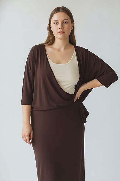Boohoo Dámské Hnědé Volné Polyesterové Komplety Vel. 50