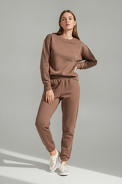 Boohoo Dámský Hnědý Oversized Domácí Komplet