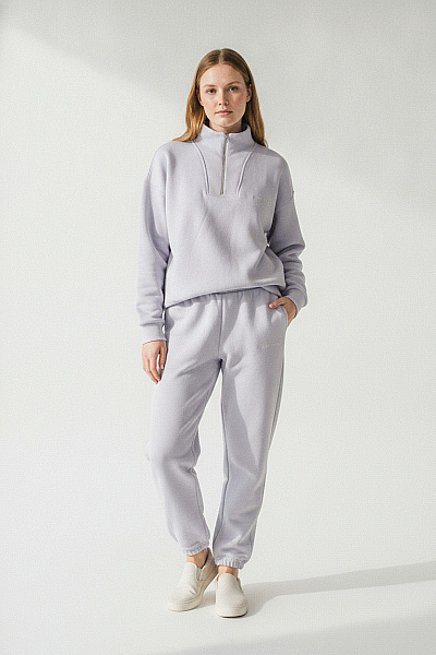 Boohoo Dámský Oversized Domácí Komplet Se Zipem šedý Velikost S