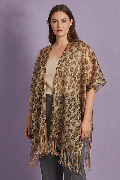 Judith Williams Dámská Halenka S Krátkým Rukávem A Leopardím Vzorem Vel. ONESIZE