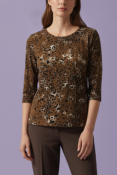COUTURE LINE Dámská Halenka S 3/4 Rukávem A Potiskem Velikost 46