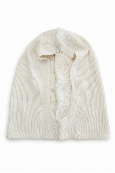 C'est Tout Bílá Pletená Kukla Oversized Vel. EU 36