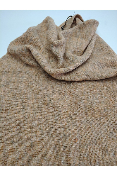 ONLY Béžový pletený rolák oversized s netopýřími rukávy Vel. S | ONLY | obrázek 4