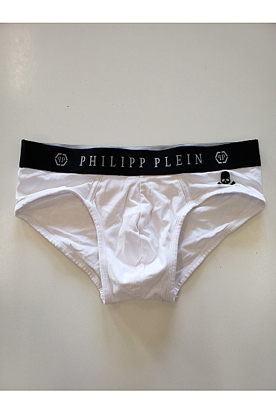 Philipp Plein Bílé pánské bavlněné spodní prádlo slipy | Philipp Plein | obrázek 2