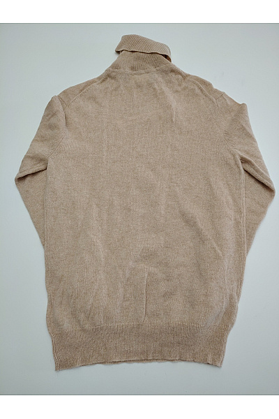 YOUR CASHMERE Pánský béžový kašmírový rolák basic Velikost S | YOUR CASHMERE | obrázek 4