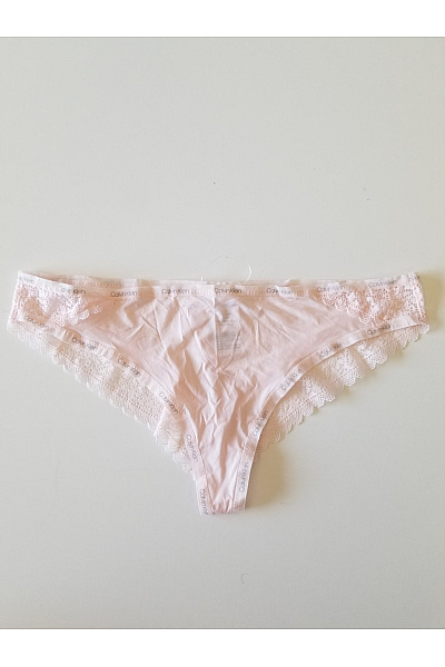Calvin Klein růžové krajkové kalhotky Vel. M | Calvin Klein | obrázek 2