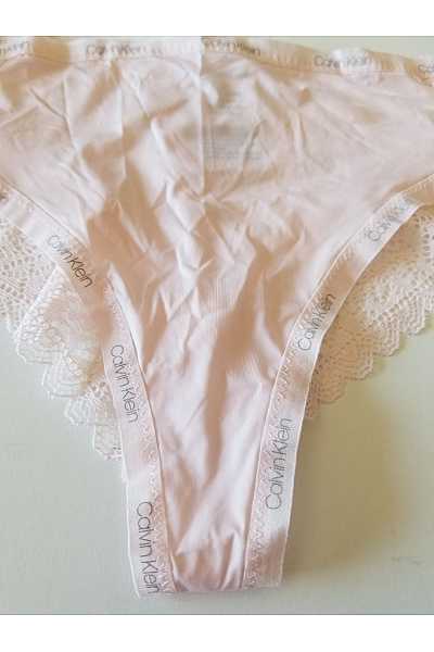 Calvin Klein růžové krajkové kalhotky Vel. M | Calvin Klein | obrázek 4