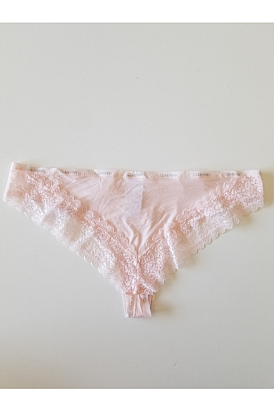 Calvin Klein růžové krajkové kalhotky Vel. M | Calvin Klein | obrázek 5