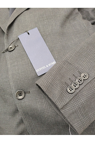 Duffel & Rums Pánský společenský oblek hnědý smart casual Velikost 50 | Duffel & Rums | obrázek 7
