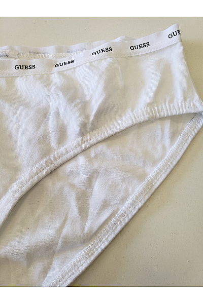 Guess Dámské kalhotky bílé bavlněné | Guess | obrázek 3