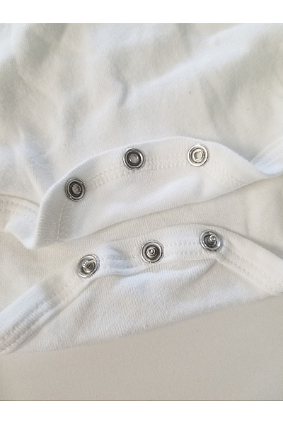 Petit-Bateau Dětské bavlněné body pro kojence bílé Velikost 3m | Petit-Bateau | obrázek 5