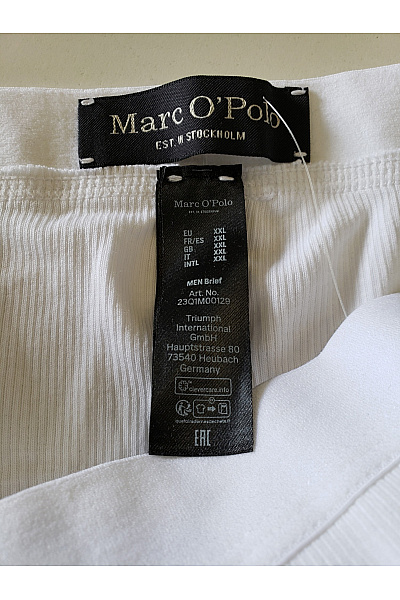 Marc O´Polo pánské bavlněné spodní prádlo bílé Vel. XXL | Marc O´Polo | obrázek 4