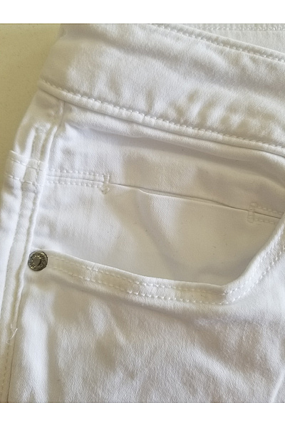 Guess Dámské bílé rovné džíny s vysokým pasem Vel. 27 | Guess | obrázek 3